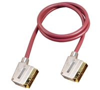 All4u brvc 4 - cable euroconector (21 pines, 1,5 m), color rojo