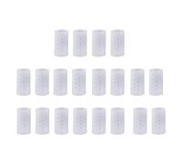 Allayu 10 pares de cubiertas perforadas con apertura, cubiertas elásticas para zapatos de tacón, puntera perforada, lavables y reutilizables, 3CM, Largo