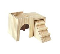 Allayu Accesorios para cabañas de hámster Que ofrecen características acogedoras Que fomentan el Juego y los hábitos Naturales de exploración. Accesorios para jaulas Casas para jerbos. Escondite