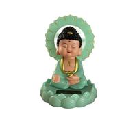 Allayu Adorno para Tablero de automóvil con Cabeza de Buda Que Mueve el Cuerpo. Brinda un Alegre con un Movimiento Cabeza para Cualquier Entorno. Adorno para, Estilo D