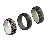 Allayu Anillo de bodas de silicona 10 piezas, ligero, fresco y cómodo para un estilo vida activo, anillo silicona para el dedo para elegir.