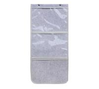 Allayu Bolsa Colgante Multiusos para Pintura Infantil: Guarda y exhibe fácilmente Las Obras maestras de los niños. Suave y versátil, Gris, 3 cuadrícula