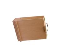 Allayu Caballete de dibujo portátil, solución compacta y resistente, con cuatro compartimentos para guardar materiales de arte cómodamente dondequiera que vaya, caballete dibujo y pintura, plegable.