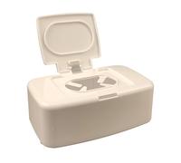 Allayu Caja dispensadora de toallitas práctica, almacenamiento multifuncional para varias toallitas ABS, caja dispensadora de toallitas húmedas