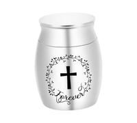 Allayu Elegante urna de Recuerdo para Cenizas, Duradera, de aleación Aluminio, para cremación Mascotas, diseñada específicamente para Cenizas Mascotas pequeñas. Urnas aleación Aluminio