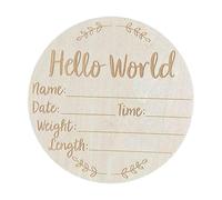 Allayu Impresionante letrero de anuncio de recién nacido, letrero bienvenida para bebé, regalo para baby showers, hermosos recuerdos, bienvenida, es un regalo para baby showers. Sorprenda a sus amigos