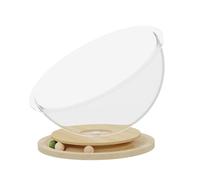 Allayu Innovadora Cama para Gatos, Nido para Dormir para Gatos de Interior Que combina una sensación de Espacio único con Tiempo de Juego Activo para la, Claro, l