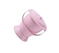 Allayu Inodoros orinal con tapa de fácil manejo para hombres y mujeres mientras viajan o están en casa. Inodoros orinal con tapa. Contenedor tipo botella. , Rojo , 23.7x23x19cm