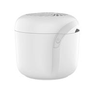 Allayu Limpiador de joyas Mini limpiador ultrasónico con función de limpieza temporizada Limpieza de fundas para dentaduras ABS Carcasa anticaídas ABS