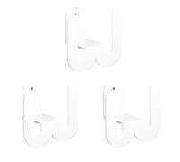 Allayu Lote de 3 Unidades de zapateros de Pared para Ahorrar Espacio, Organizador de Zapatos Vertical de Metal para Montar en la Pared, do