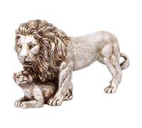 Allayu Moderna de león, Regalo de inauguración la casa, Escultura Resina, decoración del hogar, Adorno para Sala Estar y Dormitorio, Estatua león.