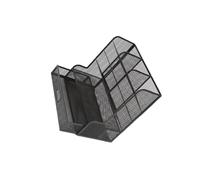 Allayu Organizador de Escritorio de Malla Elegante para un Almacenamiento eficiente bolígrafos, Tijeras y Archivos, manteniendo el Espacio Trabajo ordenado y Limpio. Estuches metálicos para