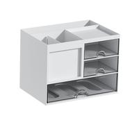Allayu Organizadores de Escritorio Cajones para cosméticos y Maquillaje Materiales Que ofrecen una organización Duradera y eficiente Organizador de Almacenamiento con cajones Organizador Maquillaje