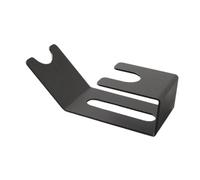 Allayu Portafiltros de café de metal antideslizante, accesorio de cocina con soporte, rejilla de pesaje, soporte para manipular café, máquina herramienta para cafeterías.