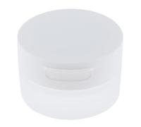 Allayu Recipiente para polvos faciales con tamiz transparente para aplicaciones de base de colorete que se mezclan en bricolaje. El tamiz tendrá una textura más delicada en polvo. Tamaño portátil para