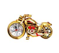 Allayu Reloj Despertador para Motocicleta con Alarma Fuerte Que se Despierta a Tiempo en Todo Momento. Reloj Despertador para Personas Que Duermen, Doble Oro