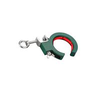 Allayu Rodillo de polea para bandeja de cables Herramienta eficiente para enhebrar cables con abrazadera ajustable para todos los entornos El eje se moverá con el cable Rodillo, Verde, 65 mm