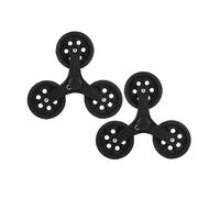 Allayu Ruedas triangulares de repuesto para carrito de compras resistentes. Soporte y estabilidad mejorados al mover mercancías pesadas sin esfuerzo. Ruedas giratorias. Accesorios para mover muebles.