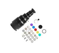 Allayu Snoot para fotografía Que Ofrece Enfoque Ajustable para Efectos de iluminación precisos. Versátil para Retratos y Naturaleza Muerta. Snoot óptico cónico con Lente óptica de 21 gobos.