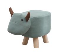 Allayu Taburete de para Madera con Forma de Animal Dibujos Animados para niños, Ideal para Jugar y Descansar. Reposapiés a la Altura Adecuada para Descansar los pies o Las piernas. También se