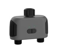 Allayu Temporizador de agua inteligente, temporizador de riego automático para riego de jardines y por goteo, con opción de retardo manual por clima, bluetooth