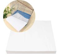 Allazone 100 Pz Papel para Gaiola de Pássaros, Papel Absorvente Pré-cortado, Forro de Papel Descartável para Gaiolas de Animais, Pássaros, 20 x 27cm