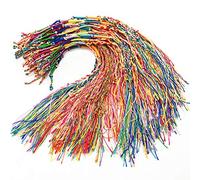 Allazone 120 Pz Pulseras Trenzadas Hechas a Mano, Coloridas Pulseras de Amistad Pulsera para Muñeca y Tobillo