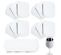 Allazone 15 Pz Sublimación en Blanco para Copa de Vino de Neopreno, Cubierta Aislada para Bebidas con Aislamiento para Aislamiento y Protección de Copas de Vin