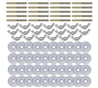 Allazone 20 Pz Perca de Pájaro, Madera Natural para Jaulas de Pájaros para Accesorios de Percha de Jaula de Pájaros para fijación de la Jaula, Accesorios