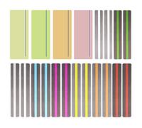 Allazone 20 Pz Tiras de lectura guiadas Guía de Lectura Tiras de Resaltado, Superposiciones de Color Marcador Leer Tiras para Niños de Cristal y Asistente de Suministro de Profesores