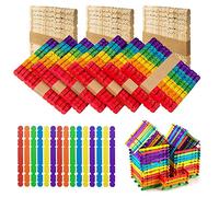 Allazone 550 Pz Natural Palitos de Madera Palos para Manualidades Madera Palitos De Madera Manualidades para DIY artesanías, Diseños Creativos, Madera