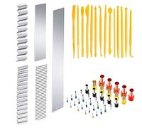 Allazone 59 Pz Polymer Clay Tools, Cortadores y Herramientas de Modelado de Arcilla Polimérica Con Hoja de Rebanadora