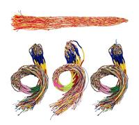 Allazone 80 Pz Pulseras de La Amistad Tejidas Pulseras, Pulseras Trenzadas Hechas a Mano, Coloridas, Pulseras de Amistad Pulsera para Muñeca y Tobillo