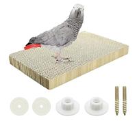 Allazone Soporte de perca para pájaros, juguetes para loros, juguetes masticables para masticar, cartón, trituradora, juguetes de búsqueda para periquitos, cacatúas