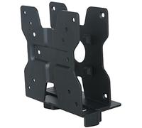 Allcam Thin Client Mount/Mini CPU Holder w/Pole clamp, Vesa Mount & Underdesk Fixings (Universal Mount for NUC Units up to 5Kgs and VESA 75, Vesa 100)