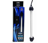 Allcolor Calentador de acuario de material de cuarzo, protección de seguridad, adecuado para su uso con peceras de agua salada y agua dulce de 50-80 galones (100 W)