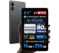 ALLDOCUBE iPlay 70 Mini Pro Tablet Android 15 de 8,4 Pulgadas, MediaTek Dimensity MT8791, Pantalla 90Hz, 16GB+256GB (1 TB), 1920x1200 FHD, Widevine L1, Batería 6050mAh, WiFi6 BT5.4, 5MP/13MP, 4G LTE