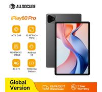 ALLDOCUBE iPlay60 Pro Tablet 10,95 "90Hz Pantalla Helio G99 16GB(6GB+10GB Virtual) RAM 128GB ROM 4G LTE Android 14 7000mAh Black