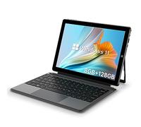 ALLDOCUBE iWork 20 Pro - 2 en 1 PC Tablet Laptop con Teclado QWERTY Desmontable - Procesador Intel Celeron N4120, Windows 11, Pantalla Táctil IPS FHD 10,5", 8GB RAM, 128GB SSD, WiFi, Tipo C, HDMI
