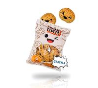alldoro 60271 - Bolsa de Galletas de Peluche (6 Piezas, con 5 Galletas de Peluche y Caras de Emoji, Efecto crujiente y Cierre de, Aprox. 18 x 14 cm, Juego para niños a Partir de 3 años)