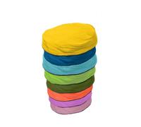 alldoro 60800 Piedras de equilibrio suaves - 8 piedras flexibles para apilar de espuma suave y silenciosa, antideslizante, cada una de 18x15cm, juguete de motricidad a partir de 3 años