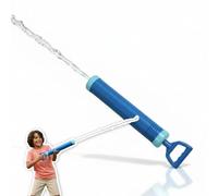 alldoro Pistola de Agua 55 cm Azul, Potente y de Gran Alcance | Pistola de agua de bombeo, para niños desde 3 años, lanza muy lejos, fácil de usar y de diseño robusto