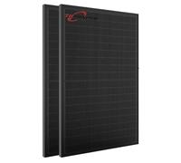 ALLDREI Panel solar de 900 W de vidrio bifacial, 2 unidades 450 Wp módulo solar SunPro para planta de energía de balcón, panel fotovoltaico para instalación completa fotovoltaica, 0% IVA