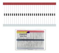 ALLECIN 1N4002 Diodo Rectificador 1A 100V IN4002 Diodos Rectificadores DO-41 4002 Diode Axial 1Amperio 100Voltios (Paquete de 150 piezas)