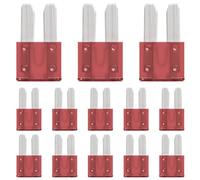 ALLECIN 30 Piezas 10A Micro2 Fusibles Coche 10Amp Micro 2 Fusible para Coche 10Amperios Auto Fuse para Moto Coches Camiones Caravana Camper