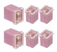 ALLECIN 6 Piezas 30A Perfil Bajo Fusibles Coche Cuadrado 30Amp Fusible en Forma de Caja Low Profile Fuse para Camiones Coches