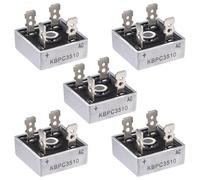 ALLECIN KBPC3510 Rectificadores de Puente de Diodos 35A 1000V KBPC 3510 Rectificador de Puentes de Diodo de Silicio Monofásico 35 Amperios 1000 Voltios Bridge Rectifier Diode (Paquete de 5 piezas)