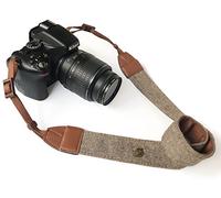 Alled Cámara Correa,Correa de Cuello Camara De Hombro Cuello Cinturón,Bohemia Vintage Cámara Universal Ajustable Correas para Nikon Canon Sony Lumix Fujifilm Pentax Olympus DSLR SLR Etc. (Marrón)