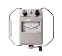 Alleg ZC11D-10 - Medidor de aislamiento (1000 V, funcionamiento manual) | Aleación de fundición a presión, resistente a los golpes, mango antideslizante de acero inoxidable, portátil para obras