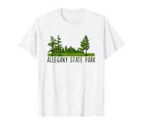 Allegany State Park Wilderness Forest Woods Camping Senderismo Camiseta